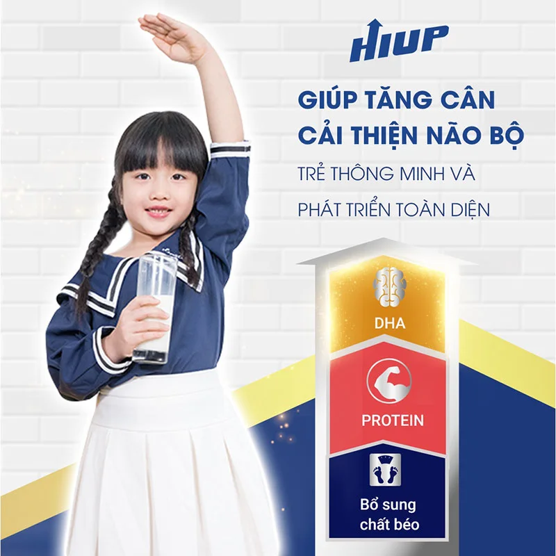 Sữa tăng chiều cao là các sản phẩm dinh dưỡng